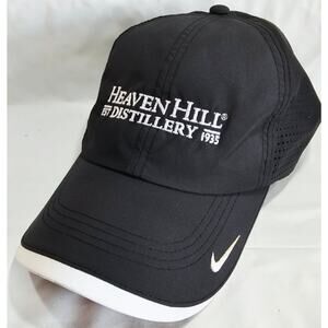 Heaven Hill Distillery Nike Dri-Fit Baseball Cap Hat Adjustable Black